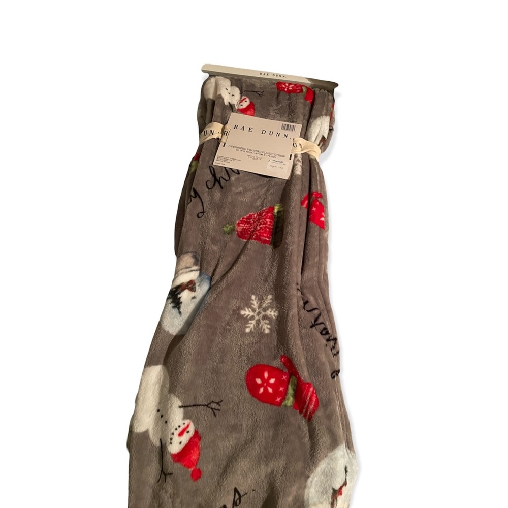 Rae Dunn Christmas throw blanket